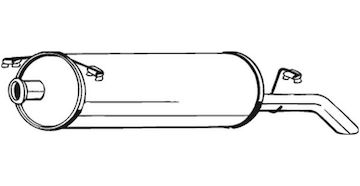 Zadní tlumič výfuku BOSAL 135-037
