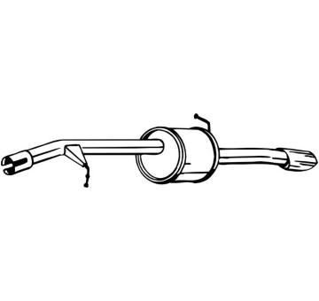 Zadní tlumič výfuku BOSAL 135-111