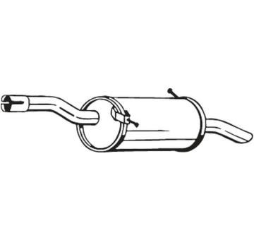 Zadni tlumic vyfuku BOSAL 135-135