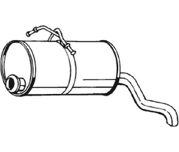 Zadní tlumič výfuku BOSAL 190-129