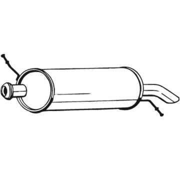 Zadní tlumič výfuku BOSAL 135-545