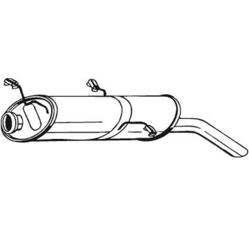 Zadní tlumič výfuku BOSAL 135-763
