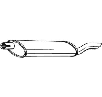 Zadní tlumič výfuku BOSAL 141-003