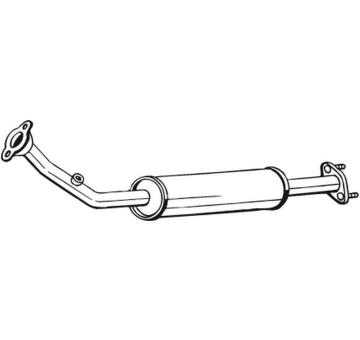 Predni tlumic vyfuku BOSAL 142-101