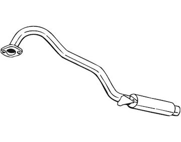 Zadní tlumič výfuku BOSAL 145-003