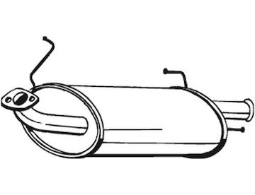Zadní tlumič výfuku BOSAL 145-235