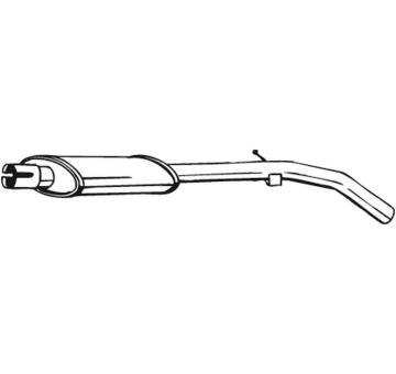 Střední tlumič výfuku BOSAL 148-121