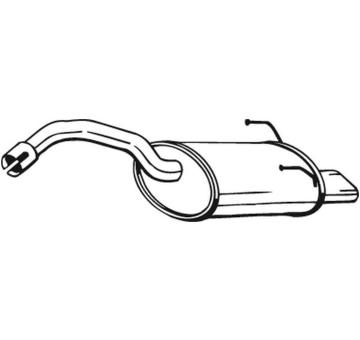 Zadní tlumič výfuku BOSAL 148-177
