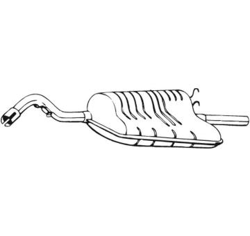 Zadní tlumič výfuku BOSAL 154-537