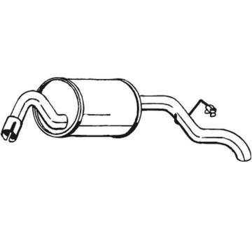 Zadní tlumič výfuku BOSAL 154-935