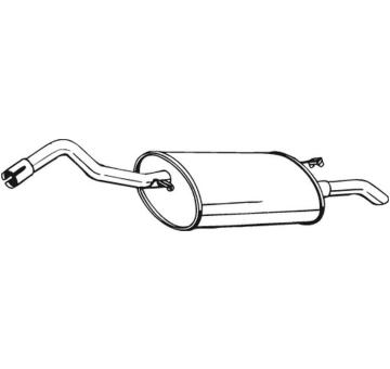 Zadní tlumič výfuku BOSAL 154-953