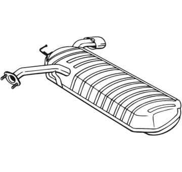 Zadní tlumič výfuku BOSAL 169-039