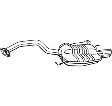 Zadní tlumič výfuku BOSAL 165-043