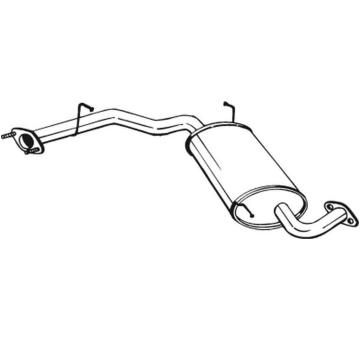 Zadní tlumič výfuku BOSAL 169-219
