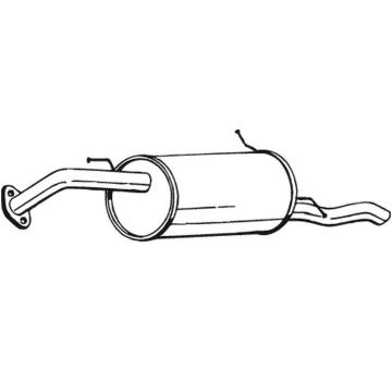 Zadní tlumič výfuku BOSAL 171-467