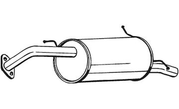 Zadní tlumič výfuku BOSAL 171-473