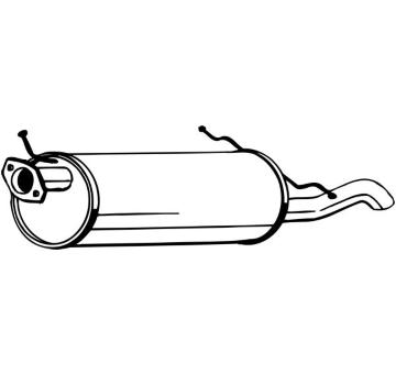 Zadní tlumič výfuku BOSAL 171-577