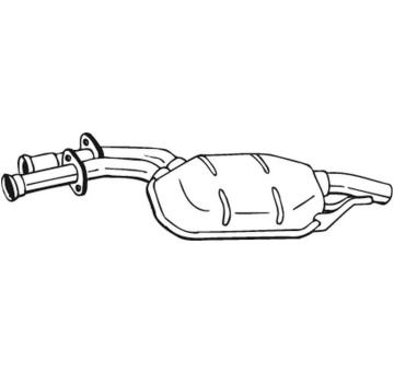 Stredni tlumic vyfuku BOSAL 175-005