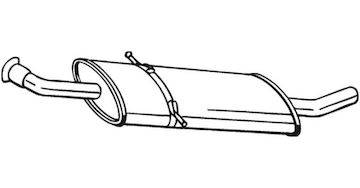 Stredni tlumic vyfuku BOSAL 175-017