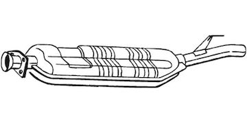 Střední tlumič výfuku BOSAL 175-397