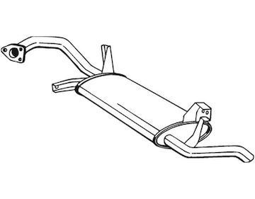Zadní tlumič výfuku BOSAL 177-105