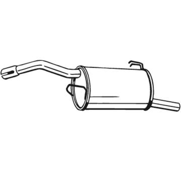Zadní tlumič výfuku BOSAL 177-009