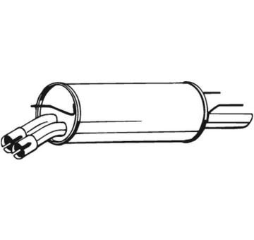 Zadní tlumič výfuku BOSAL 185-713