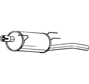 Zadní tlumič výfuku BOSAL 185-637