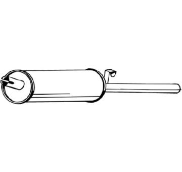 Koncový tlmič výfuku BOSAL 185-715