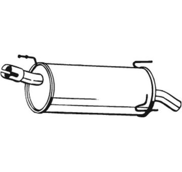 Zadní tlumič výfuku BOSAL 185-969