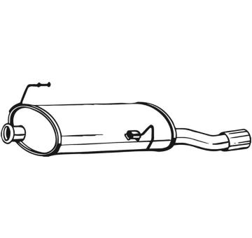 Zadní tlumič výfuku BOSAL 190-013