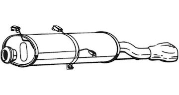 Zadní tlumič výfuku BOSAL 190-233