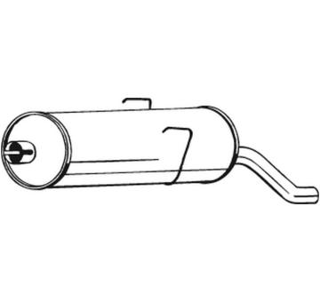 Zadní tlumič výfuku BOSAL 190-759
