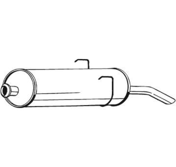 Zadní tlumič výfuku BOSAL 190-787