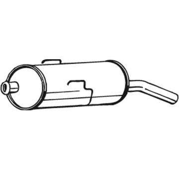 Zadní tlumič výfuku BOSAL 190-797