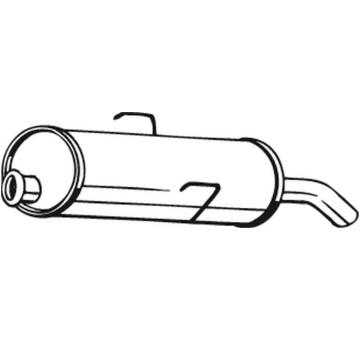 Zadní tlumič výfuku BOSAL 190-893