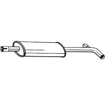 Stredni tlumic vyfuku BOSAL 200-021