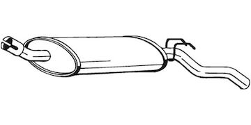 Zadní tlumič výfuku BOSAL 200-051
