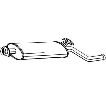 Zadní tlumič výfuku BOSAL 215-211