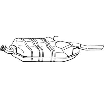 Zadni tlumic vyfuku BOSAL 215-829