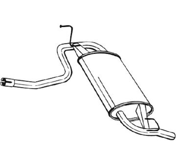 Zadni tlumic vyfuku BOSAL 219-133