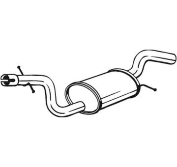 Stredni tlumic vyfuku BOSAL 233-767