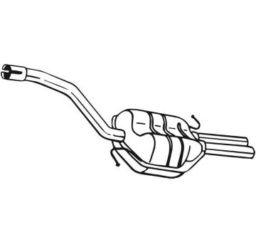 Zadni tlumic vyfuku BOSAL 233-551