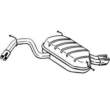 Zadní tlumič výfuku BOSAL 220-109