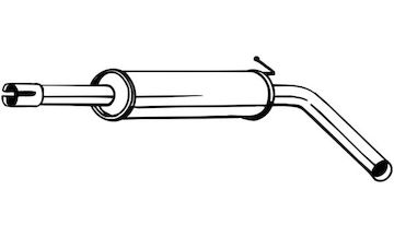 Střední tlumič výfuku BOSAL 227-047