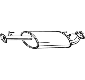 Stredni tlumic vyfuku BOSAL 228-199