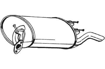 Zadní tlumič výfuku BOSAL 228-443