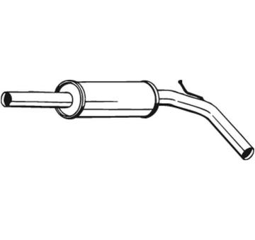 Stredni tlumic vyfuku BOSAL 233-541