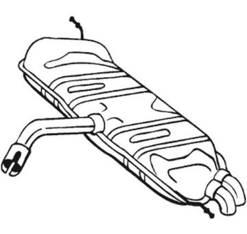 Zadni tlumic vyfuku BOSAL 233-723