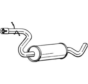 Stredni tlumic vyfuku BOSAL 233-805